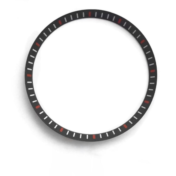 SKX007/SRPD Chapter Ring: Black with Red Marker
